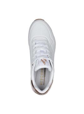 Zapatilla Mujer Skechers Uno Golden Air Blanco