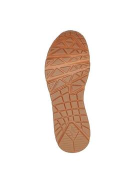 Zapatilla Mujer Skechers Uno Golden Air Blanco
