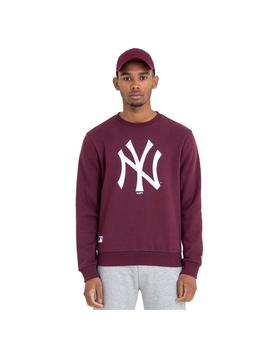 Sudadera New Era New York Yankees Granate Hombre