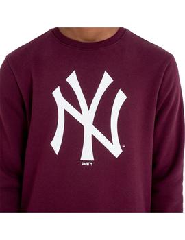 Sudadera New Era New York Yankees Granate Hombre