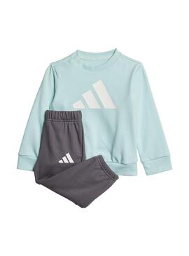 Chándal Baby adidas Jog 240 Celeste/Gris