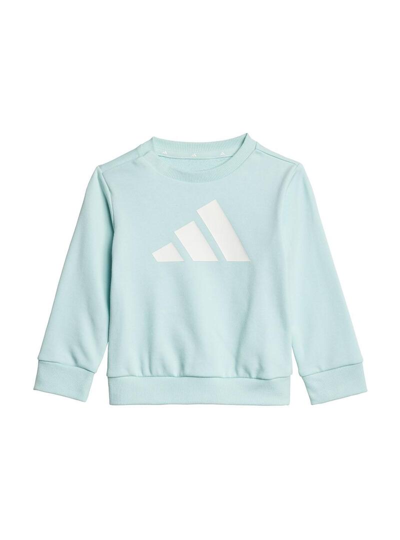 Chándal Baby adidas Jog 240 Celeste/Gris