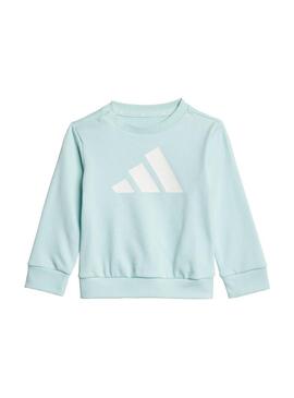 Chándal Baby adidas Jog 240 Celeste/Gris