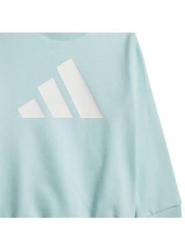Chándal Baby adidas Jog 240 Celeste/Gris