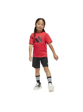 Conjunto Niño/a adidas Lk BL- T Rojo Negro