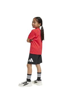 Conjunto Niño/a adidas Lk BL- T Rojo Negro