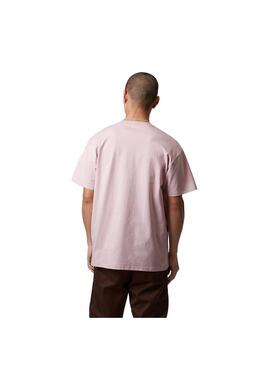 Camiseta Hombre Carhartt WIP Chase Rosa