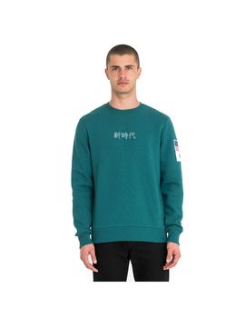 Sudadera Hombre New Era Fas East Verde