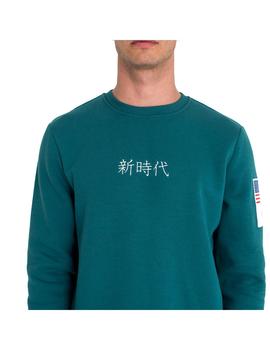 Sudadera Hombre New Era Fas East Verde