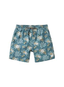 Bañador Hombre Katin Benji Flores Verde