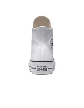 Zapatilla Mujer Converse Plataforma Blanco Piel