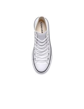 Zapatilla Mujer Converse Plataforma Blanco Piel