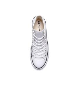 Zapatilla Mujer Converse plataforma Blanco piel