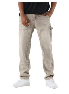 Pantalon Hombre Project X Paris Vaquero Marron