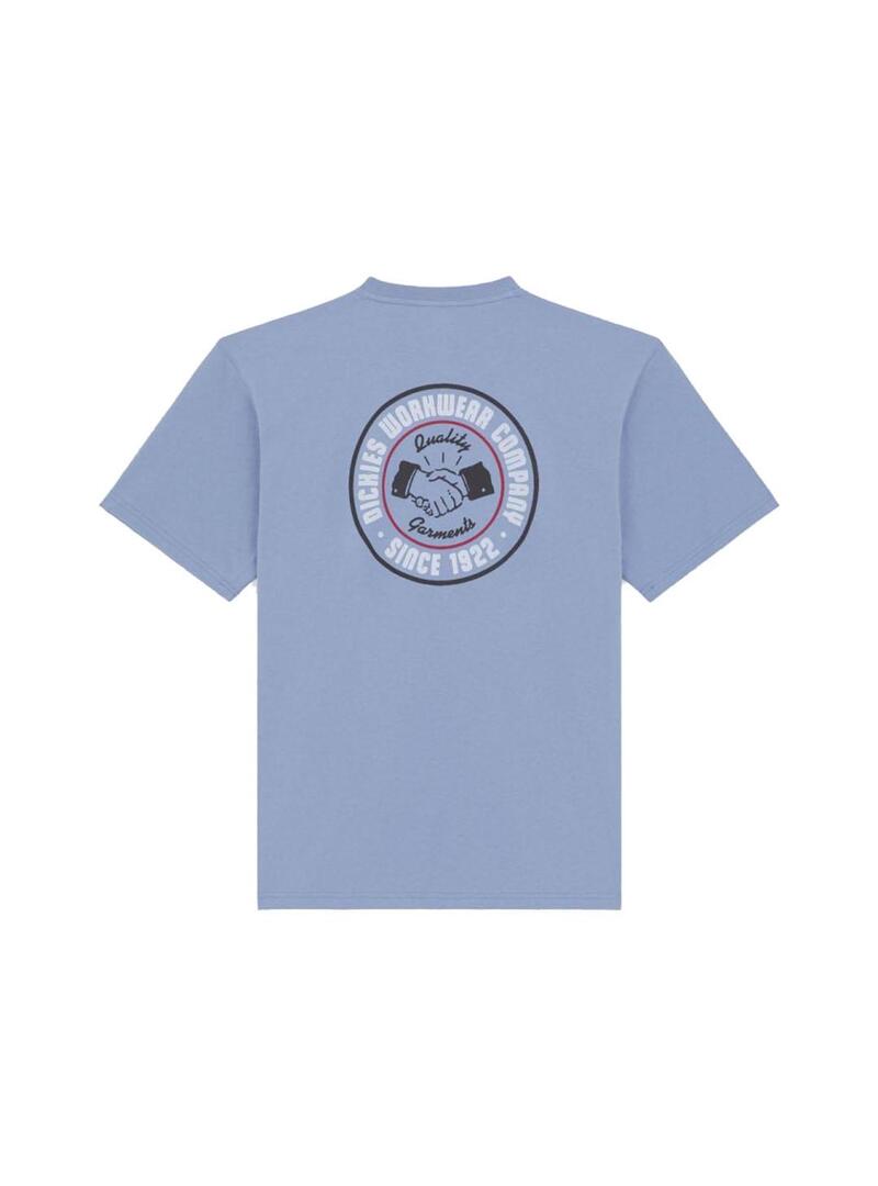 Camiseta Hombre Dickies Circle Logo Azul