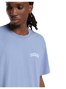 Camiseta Hombre Dickies Circle Logo Azul