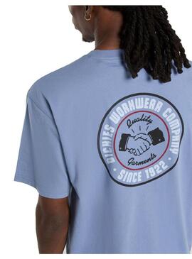 Camiseta Hombre Dickies Circle Logo Azul