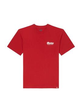 Camiseta Hombre Dickies Lewistown Roja