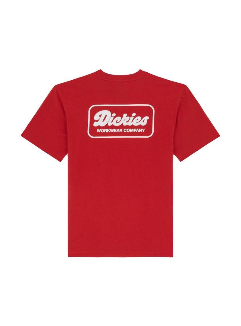 Camiseta Hombre Dickies Lewistown Roja