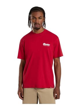 Camiseta Hombre Dickies Lewistown Roja