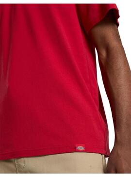 Camiseta Hombre Dickies Lewistown Roja