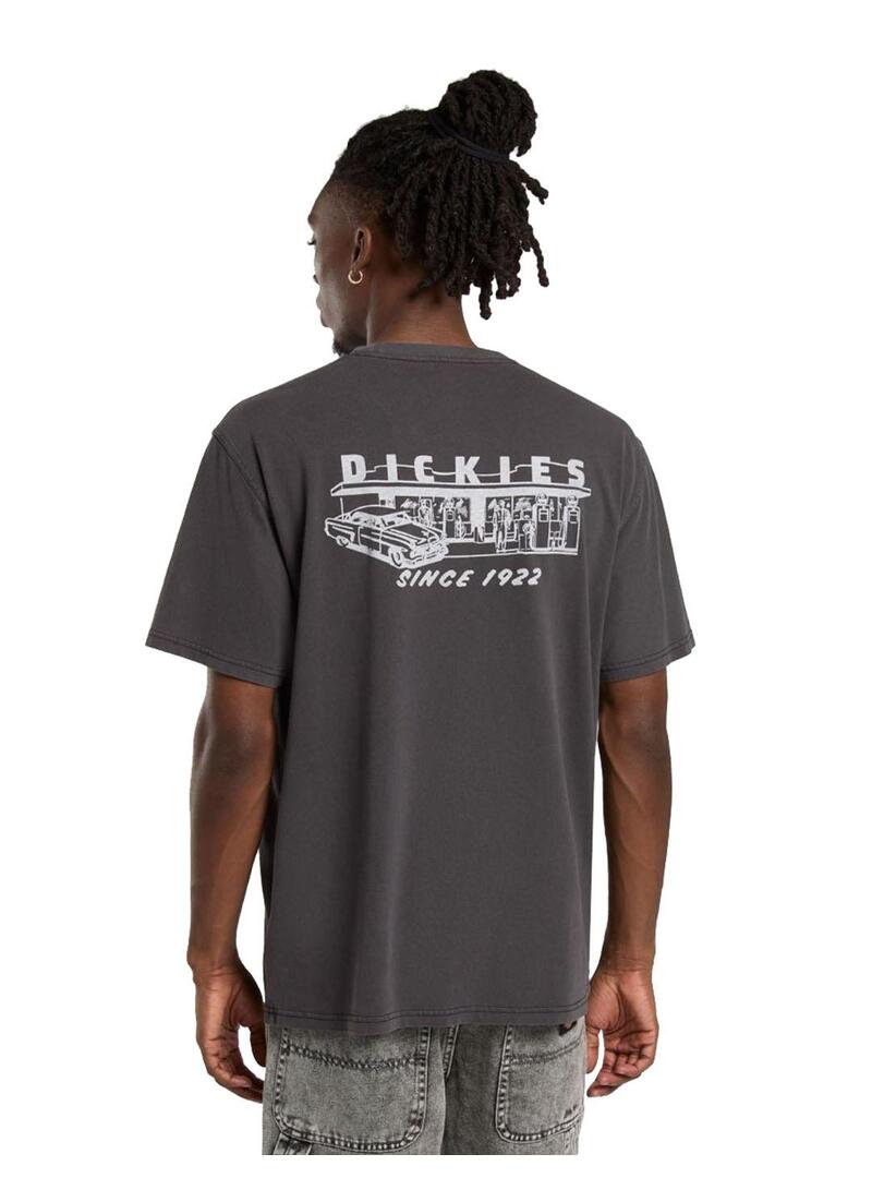 Camiseta Hombre Dickies Service Station Negra