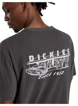 Camiseta Hombre Dickies Service Station Negra