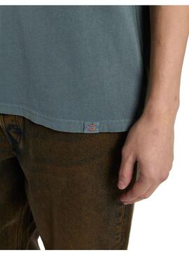 Camiseta Hombre Dickies Service Station Azul