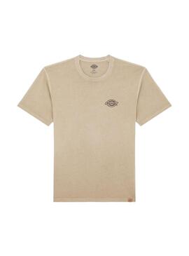 Camiseta Hombre Dickies Service Station Marron