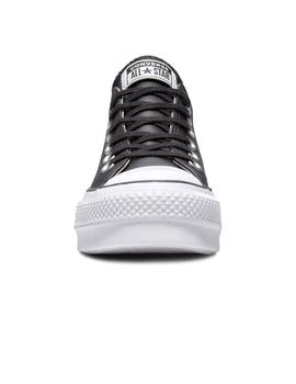 Zapatilla Mujer Converse All Star Lift Clean Piel Negro