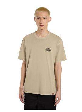 Camiseta Hombre Dickies Service Station Marron