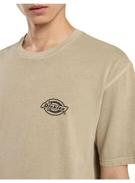 Camiseta Hombre Dickies Service Station Marron