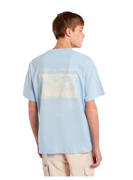 Camiseta Hombre Dickies Companion Azul Celeste
