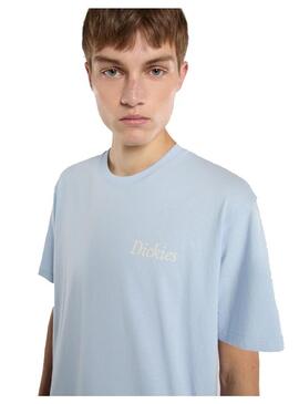 Camiseta Hombre Dickies Companion Azul Celeste