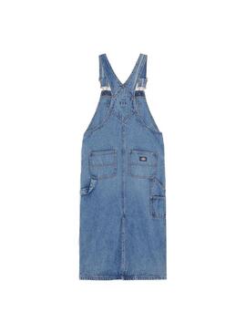 Peto vestido Mujer Dickies Bib Long Vaquero