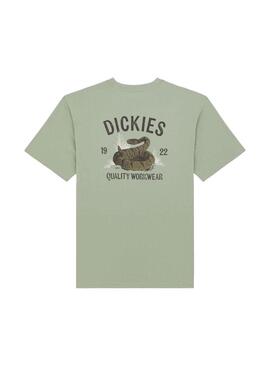 Camiseta Hombre Dickies Snake Verde