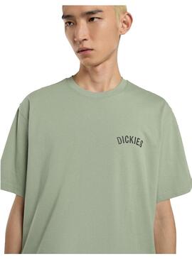Camiseta Hombre Dickies Snake Verde