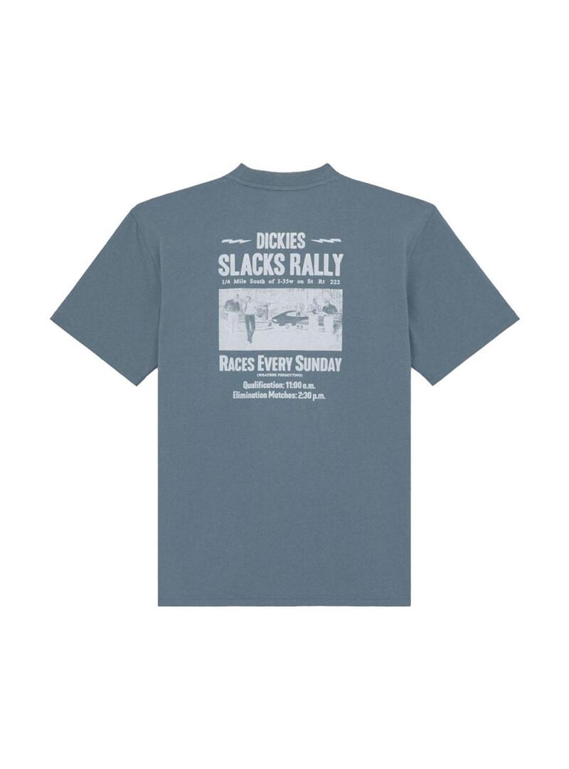 Camiseta Hombre Dickies Slacks Rally SS Azul