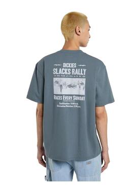 Camiseta Hombre Dickies Slacks Rally SS Azul