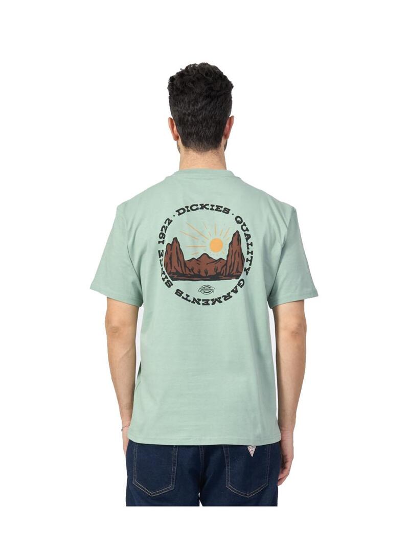 Camisetas Hombre Dickies Outdoor Verde