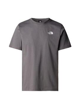 Camiseta Hombre The North Face RedBox Gris Azul