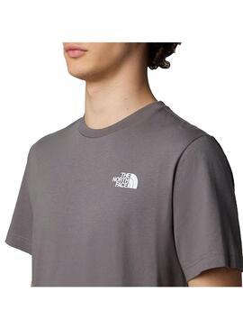 Camiseta Hombre The North Face RedBox Gris Azul