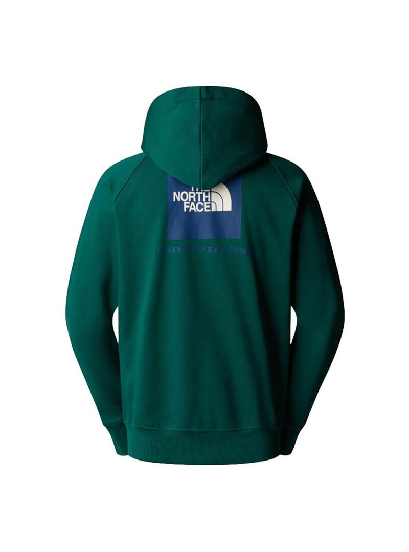Sudadera Hombre The North Face Raglan Box Verde