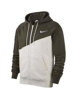 Chaqueta Hombre Nike Swoosh Verde Gris