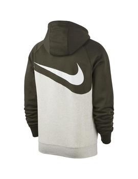 Chaqueta Hombre Nike Swoosh Verde Gris