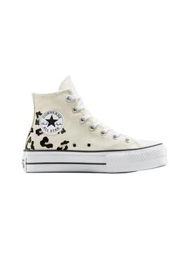 Zapatilla Mujer Converse Ctas Lift Beige Print Leo