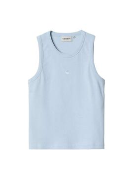 Camiseta Mujer Carhartt WIP Philips Celeste