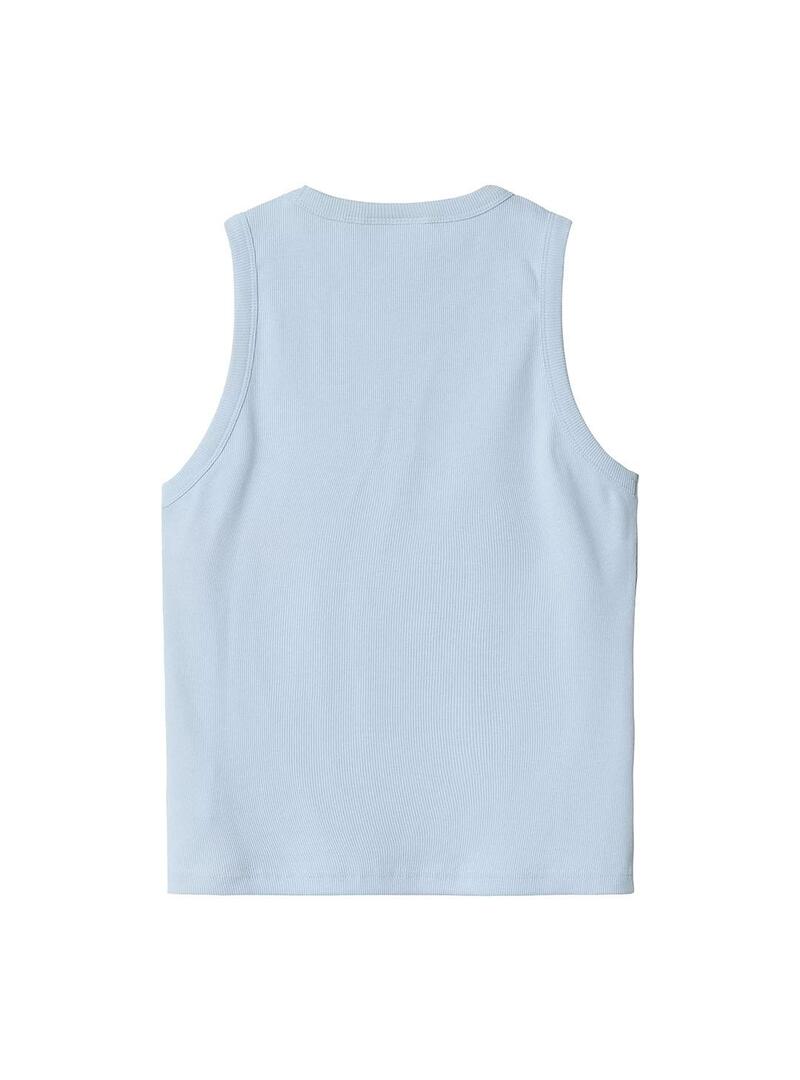 Camiseta Mujer Carhartt WIP Philips Celeste