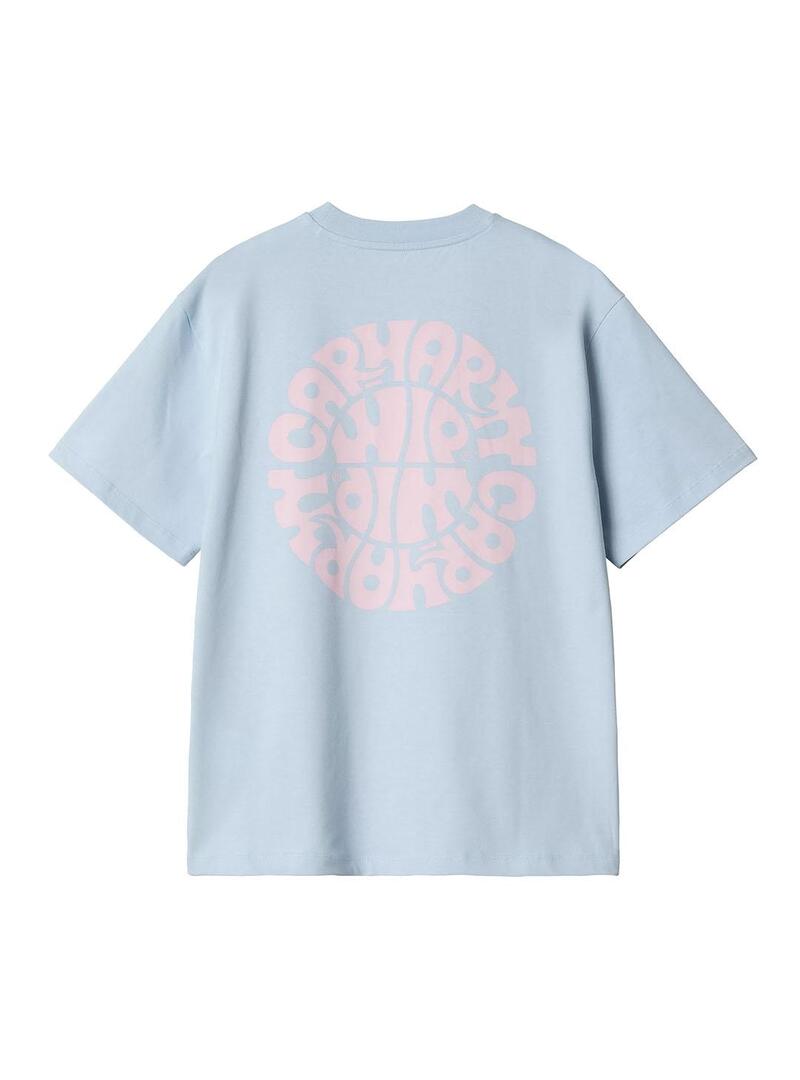 Camiseta Mujer Carhartt WIP Jazzy Celeste