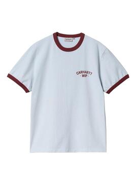 Camiseta Hombre Carhartt WIP 89 Ringer Azul Granate